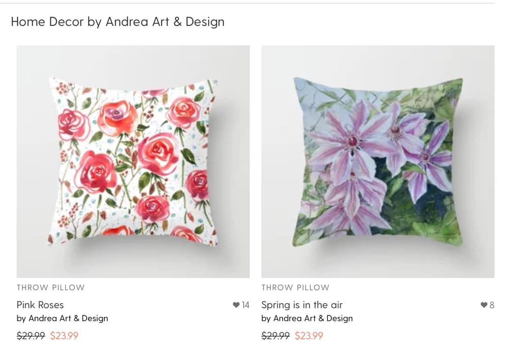 My shop at Society6 - image 4 - student project