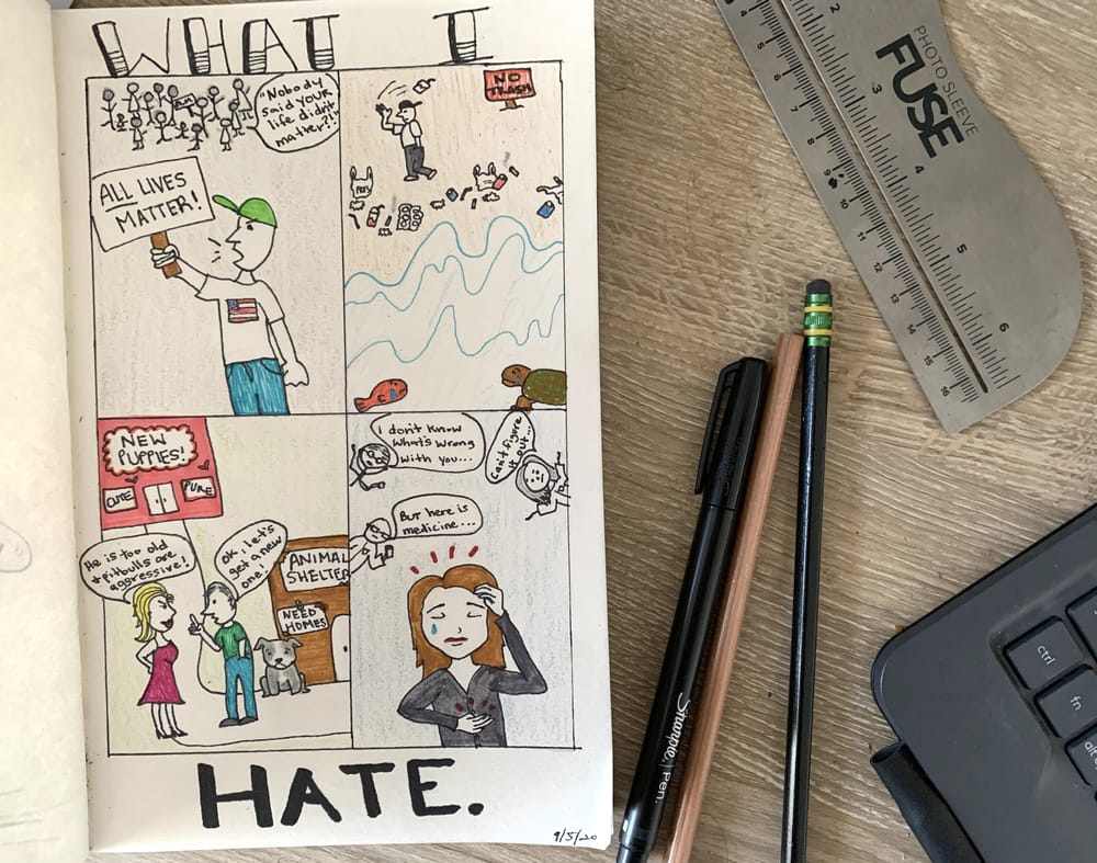 Visual Journaling: Drawing My Feelings! - image 2 - student project
