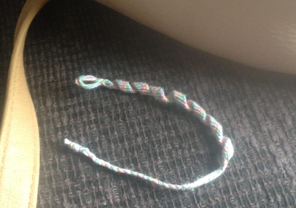 My Tri-Colour Purse & Matching Bracelet - image 2 - student project