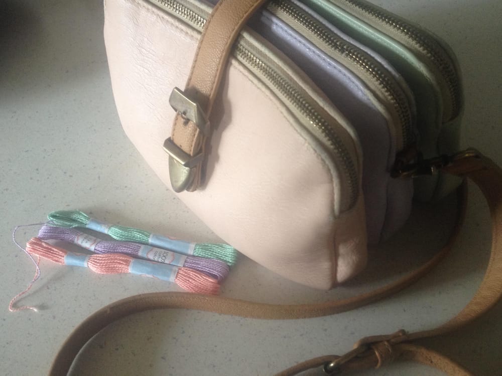 My Tri-Colour Purse & Matching Bracelet - image 1 - student project