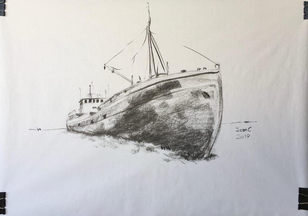 Playing with charcoal - image 2 - student project