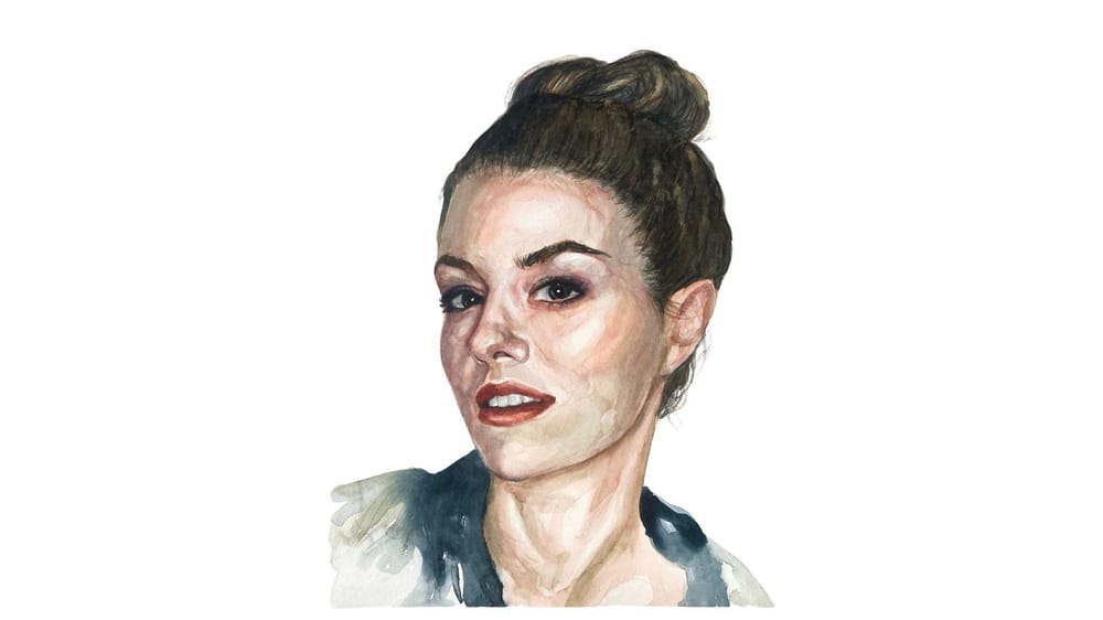 Project Watercolour Portrait with Teeth - image 1 - student project