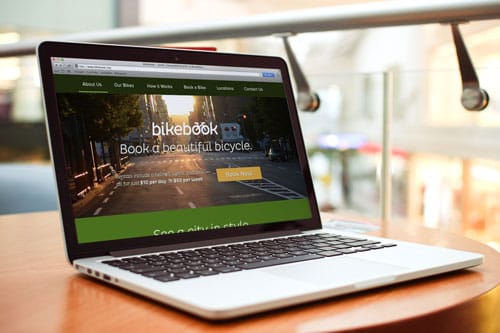 BikeBook Website - Moonrise Kingdom Inspired - image 1 - student project