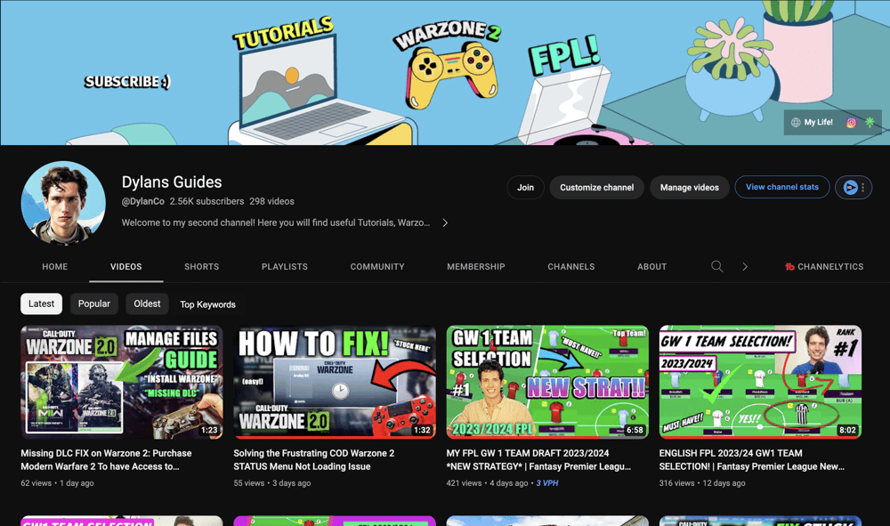 Tutorial YouTube Channel - image 1 - student project