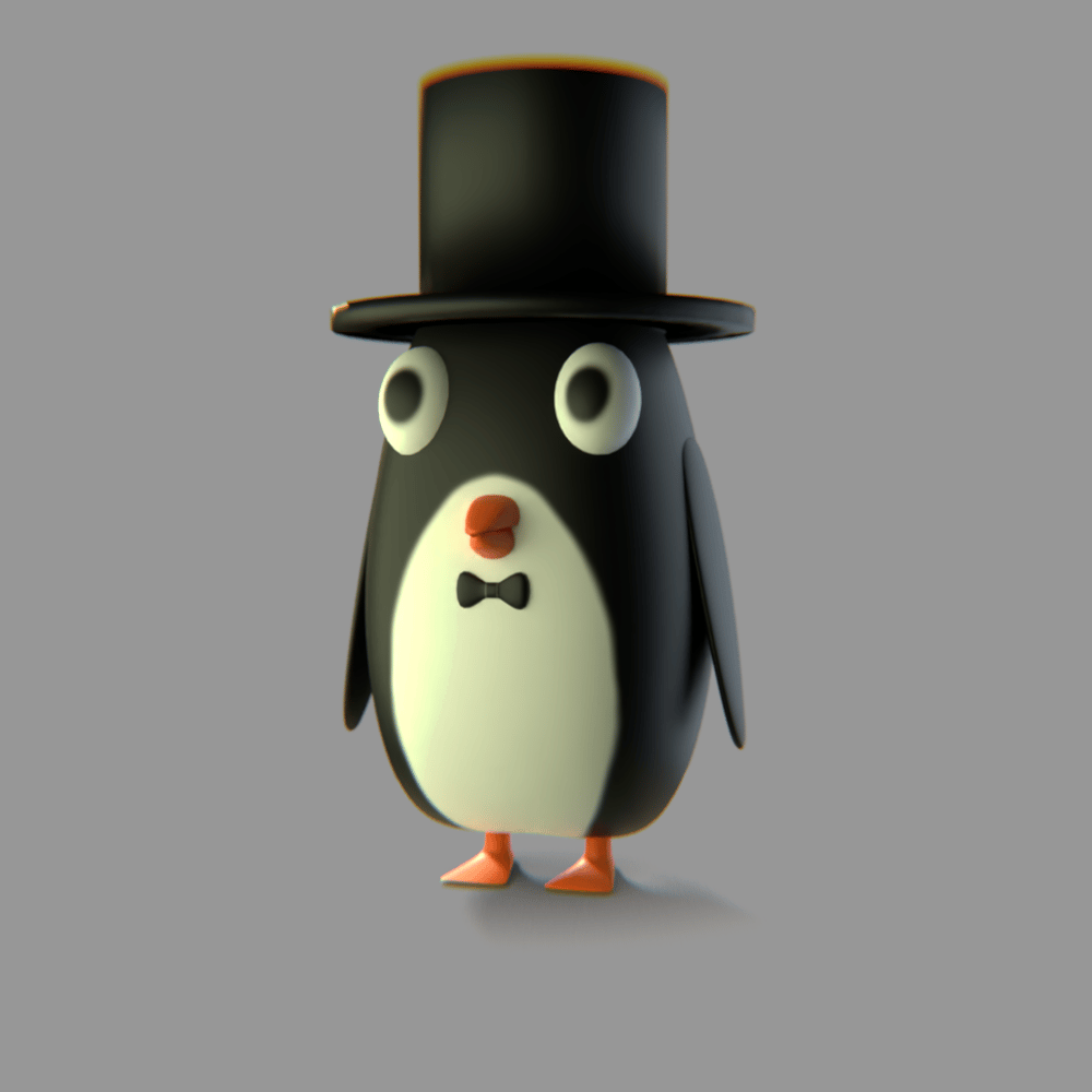Tophat Penguin - image 5 - student project