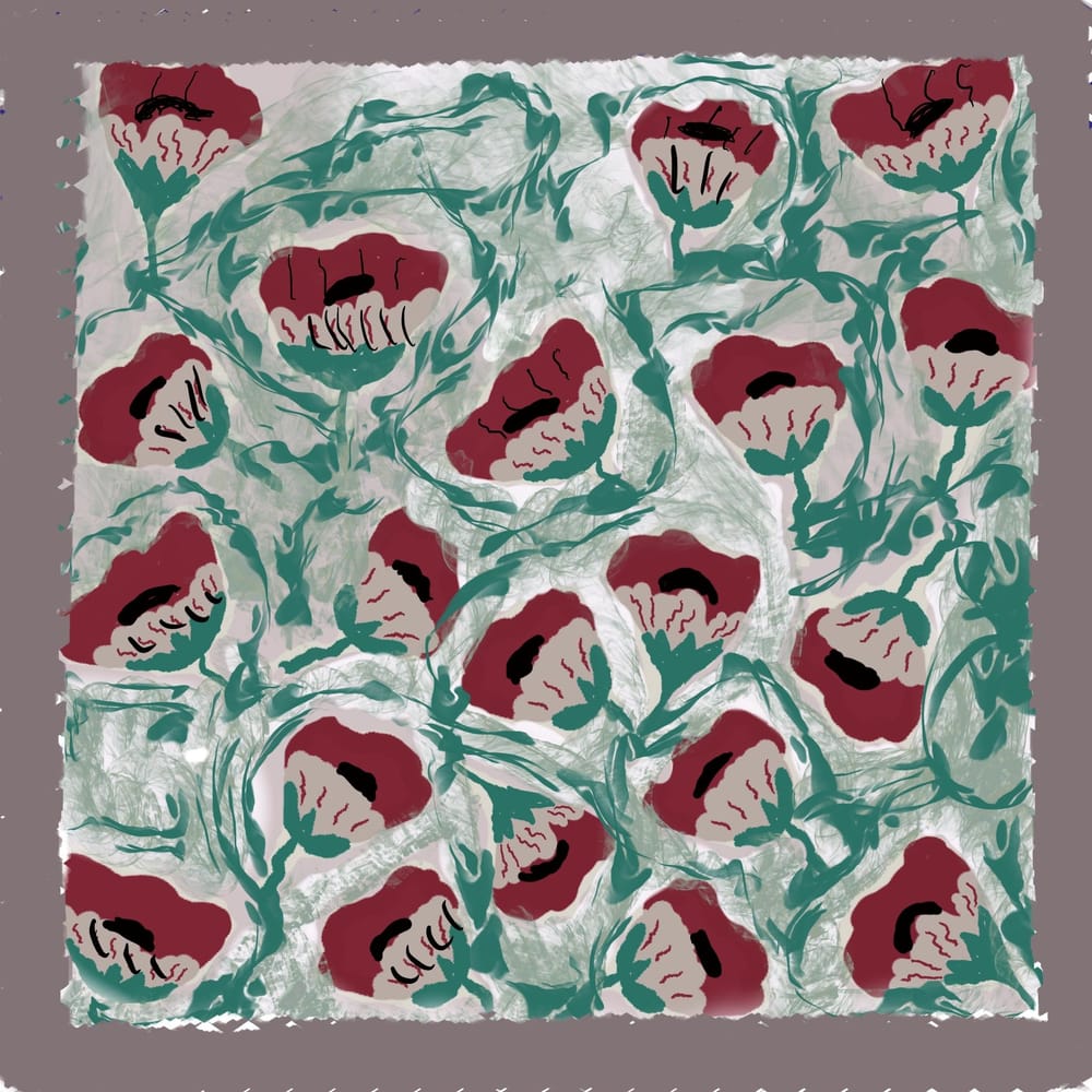 Repeat patterns on procreate - image 1 - student project