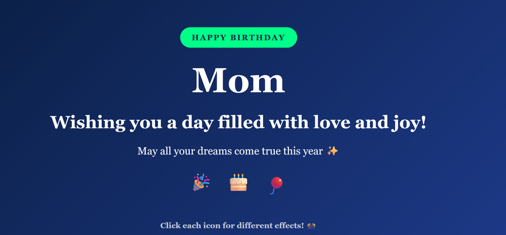 Canva AI Birthday Card - image 1 - student project
