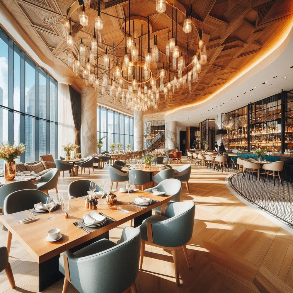 Restaurant interior design - image 1 - student project
