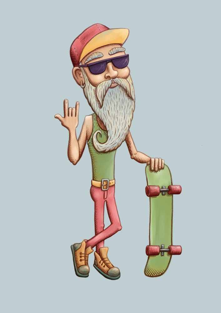 Old Skater: Colors - image 3 - student project