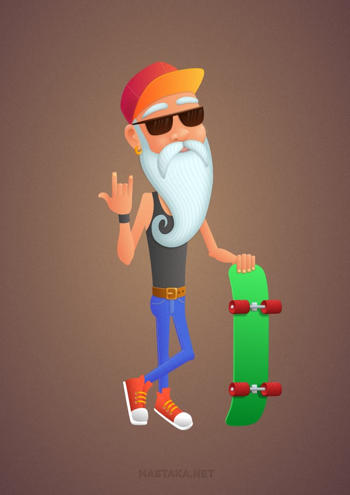 Old Skater: Colors - image 2 - student project