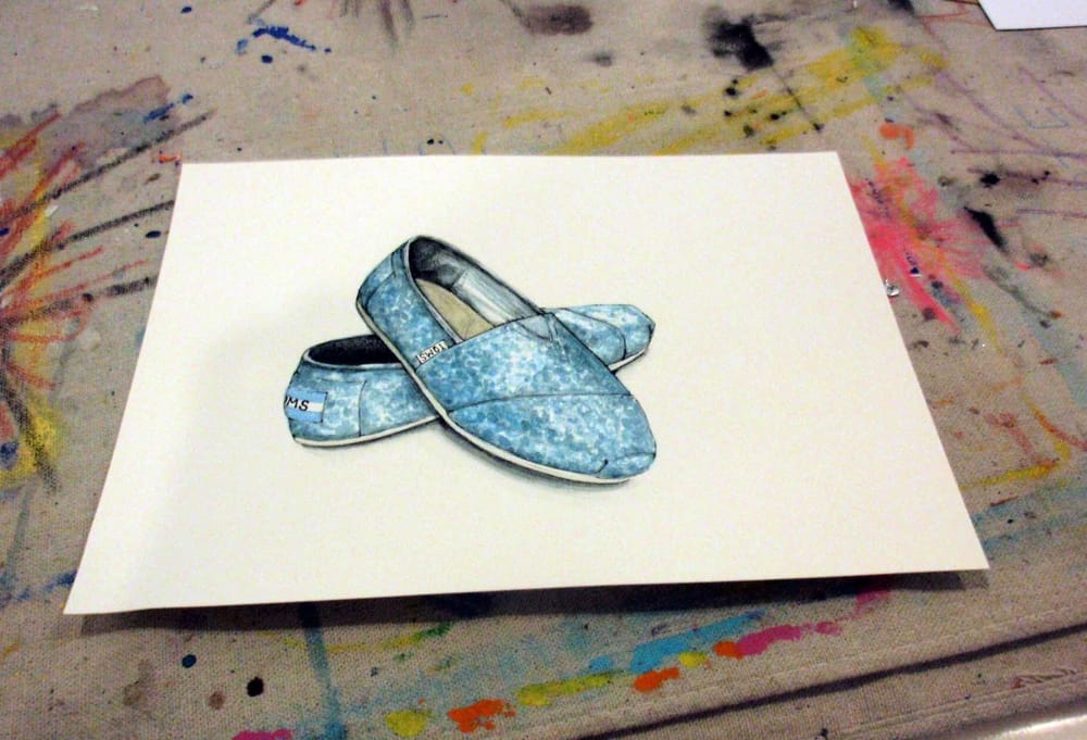 Painting Shoes - image 1 - student project