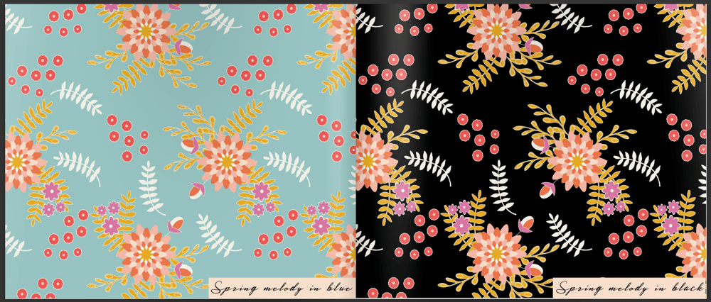Surface Pattern design by Wanderlust Studio - image 15 - student project
