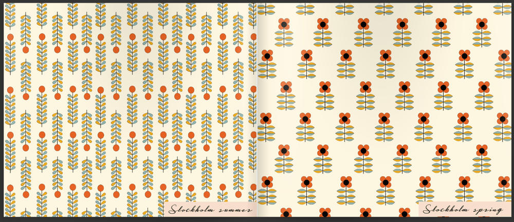 Surface Pattern design by Wanderlust Studio - image 16 - student project
