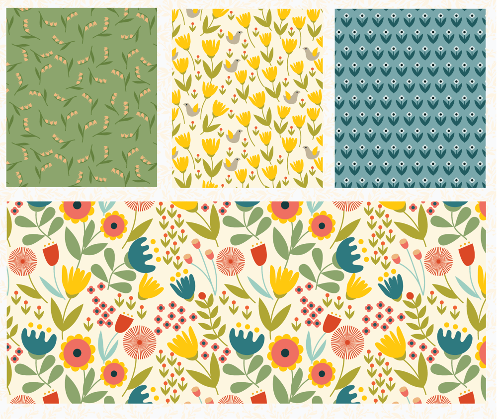 Surface Pattern design by Wanderlust Studio - image 8 - student project