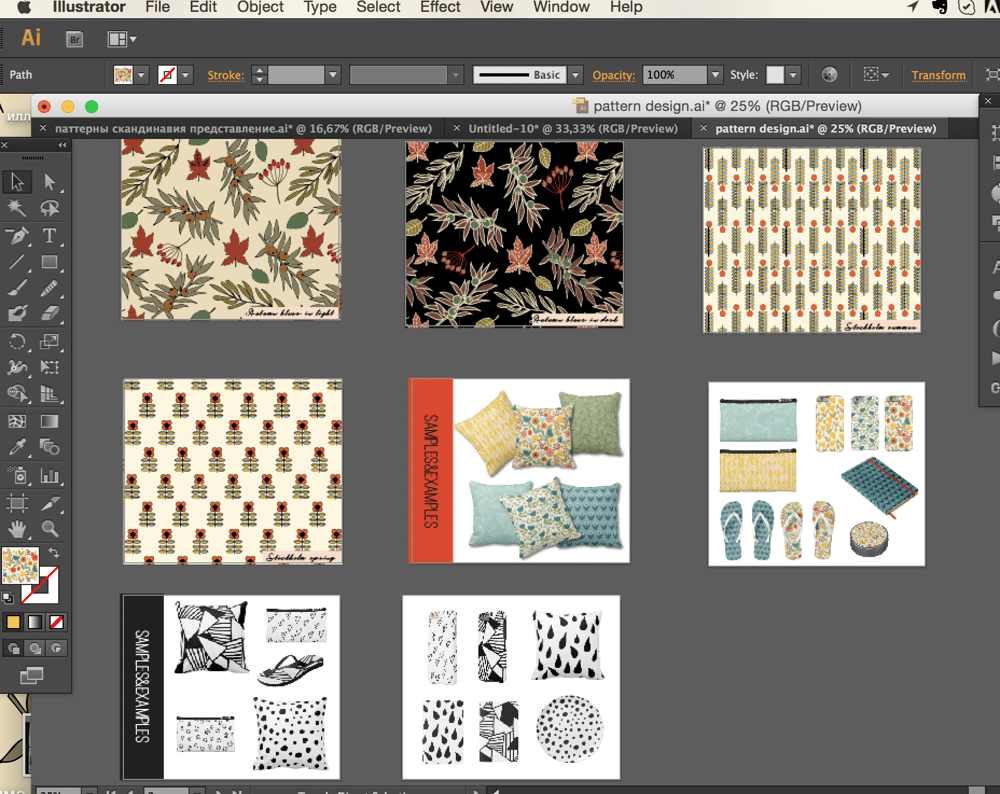 Surface Pattern design by Wanderlust Studio - image 3 - student project