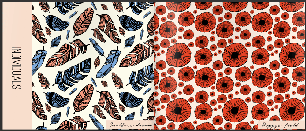 Surface Pattern design by Wanderlust Studio - image 14 - student project