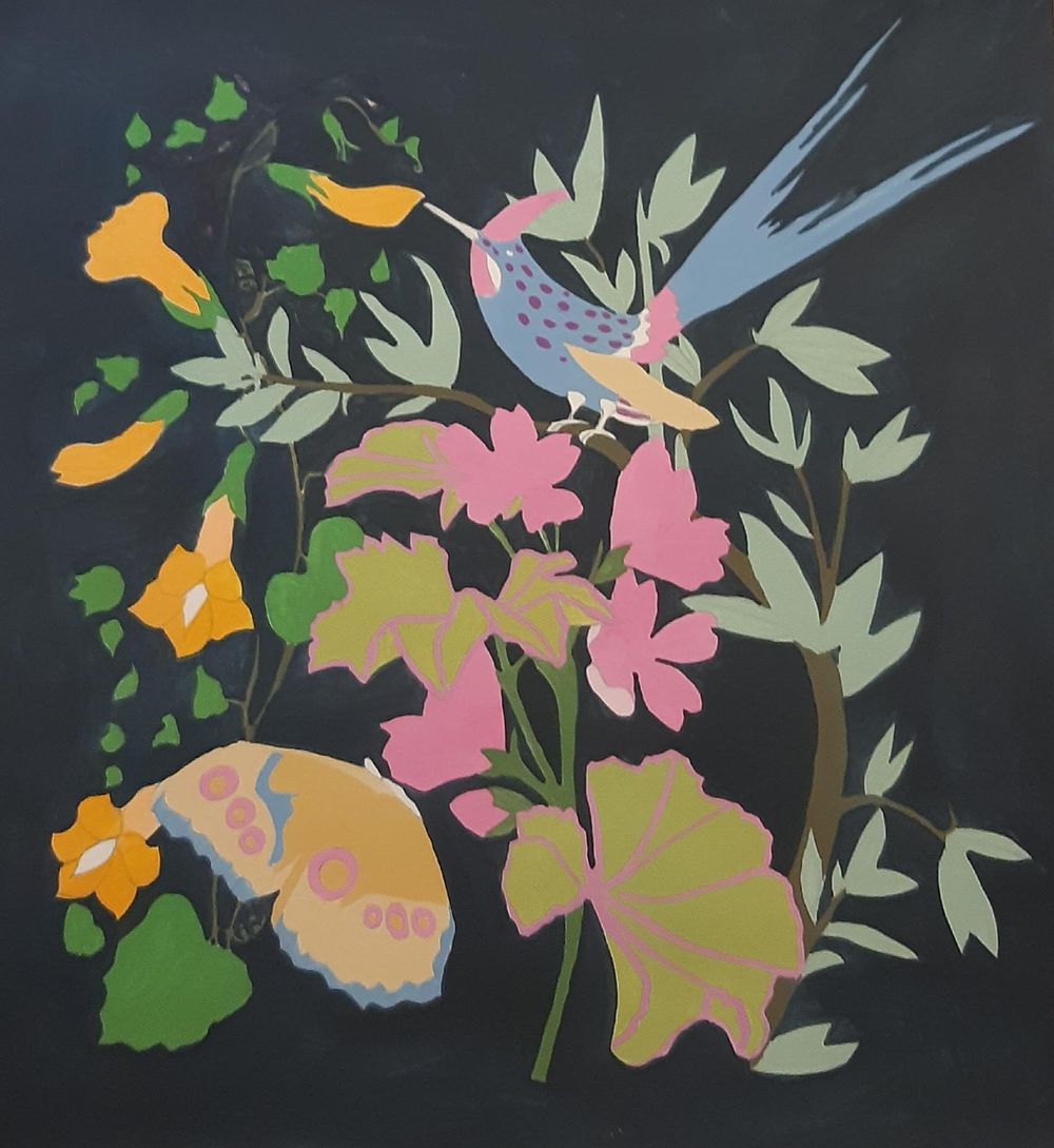 Bird-Plant-Butterfly - image 2 - student project