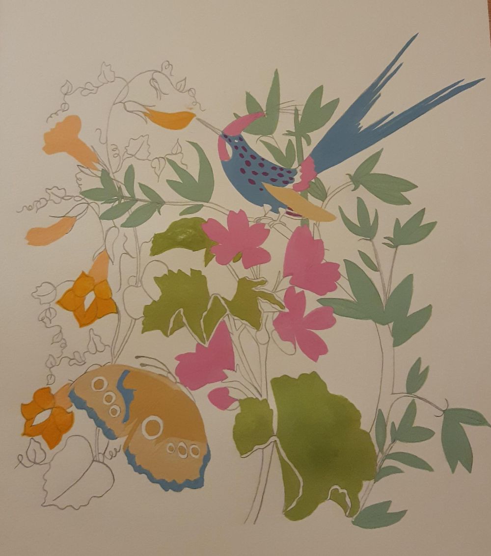 Bird-Plant-Butterfly - image 3 - student project