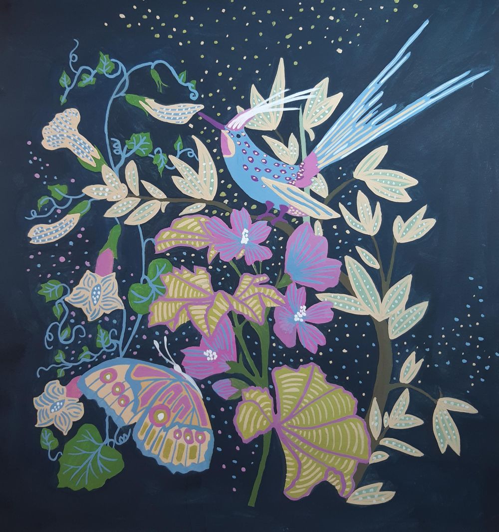 Bird-Plant-Butterfly - image 1 - student project