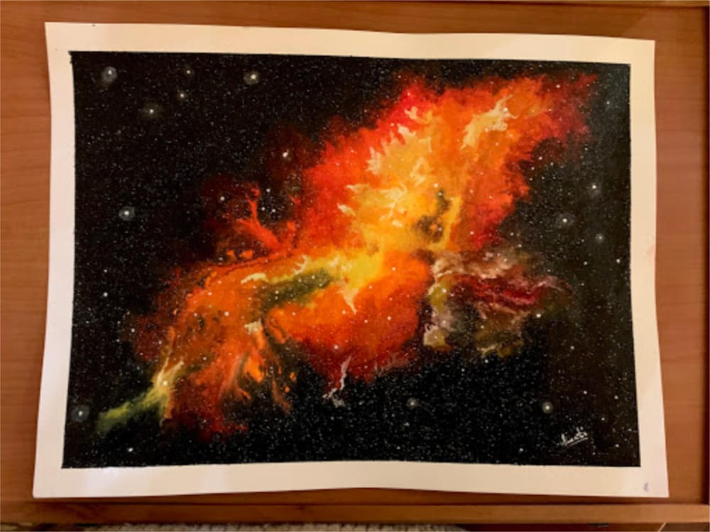 Watercolor Galaxy - image 3 - student project