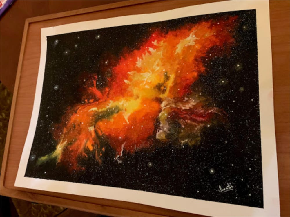 Watercolor Galaxy - image 1 - student project