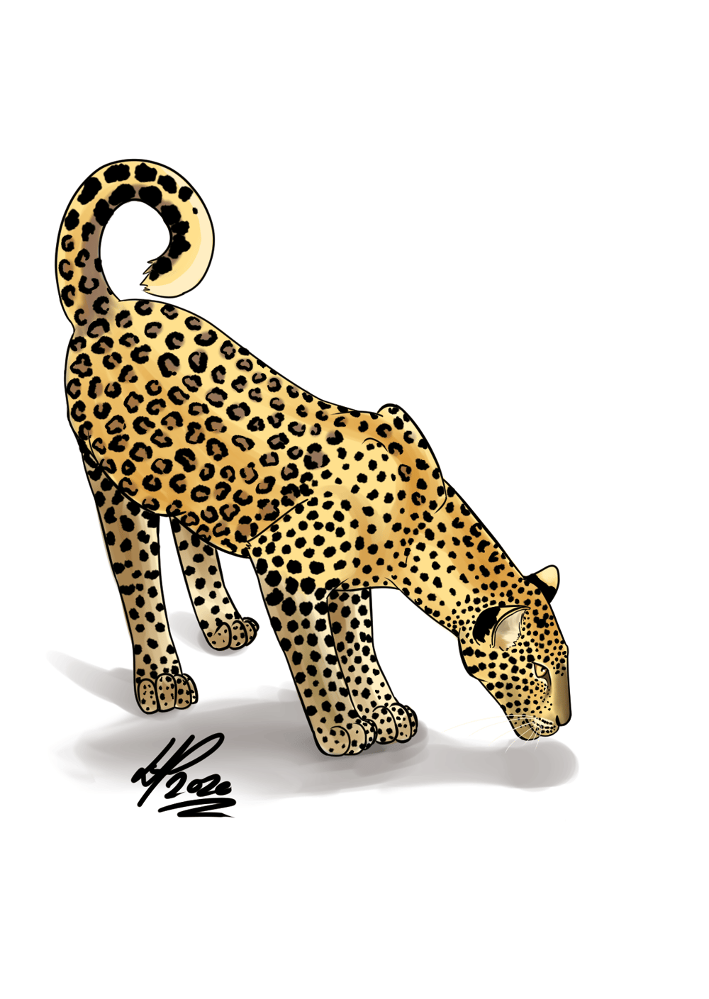 Leopard Versuch 1 (First attempt) - image 1 - student project