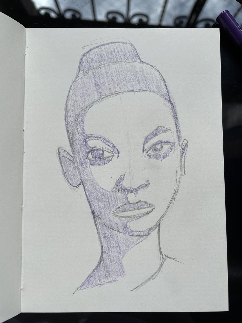A colored portrait - following the class - image 2 - student project