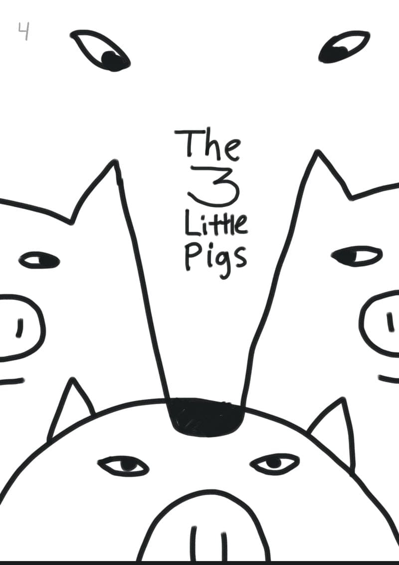 Children's book illustration | 3 Little Pigs | Kevin Foster - image 4 - student project