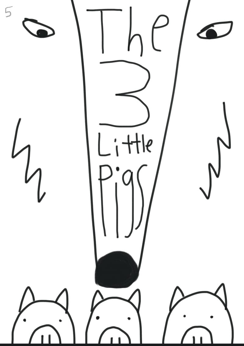 Children's book illustration | 3 Little Pigs | Kevin Foster - image 5 - student project
