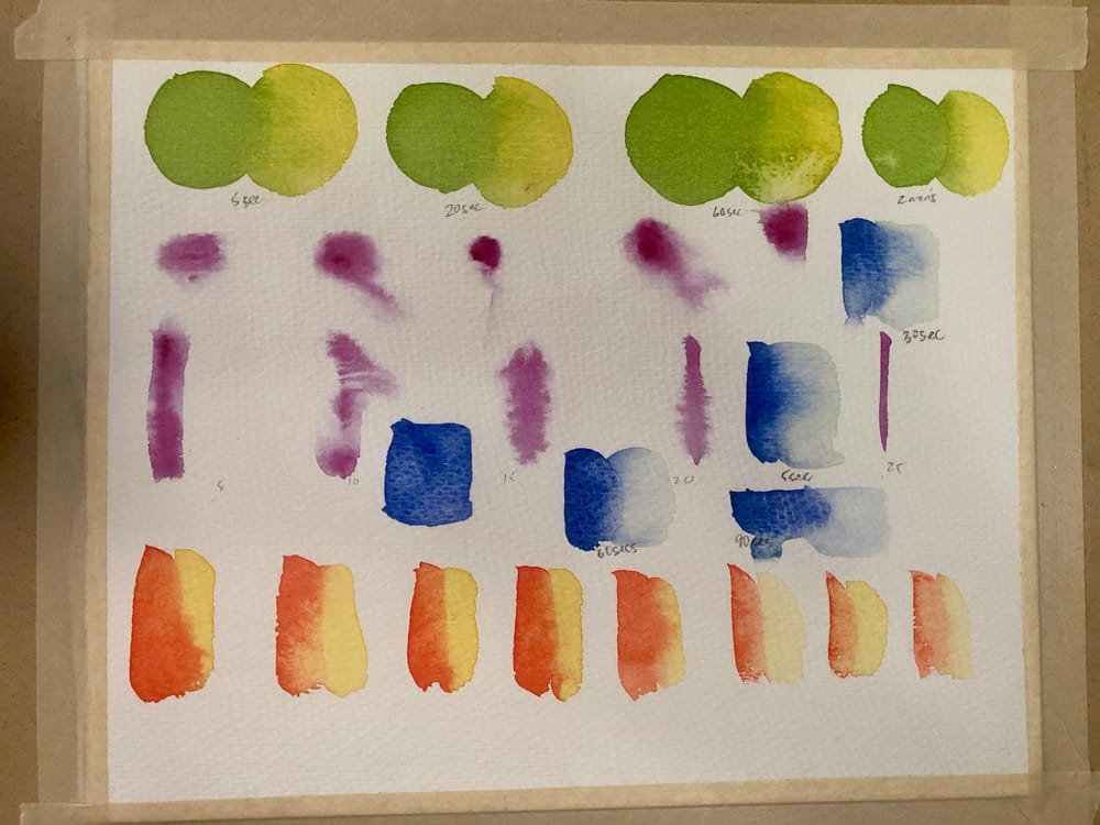Watercolour Experiments - image 1 - student project