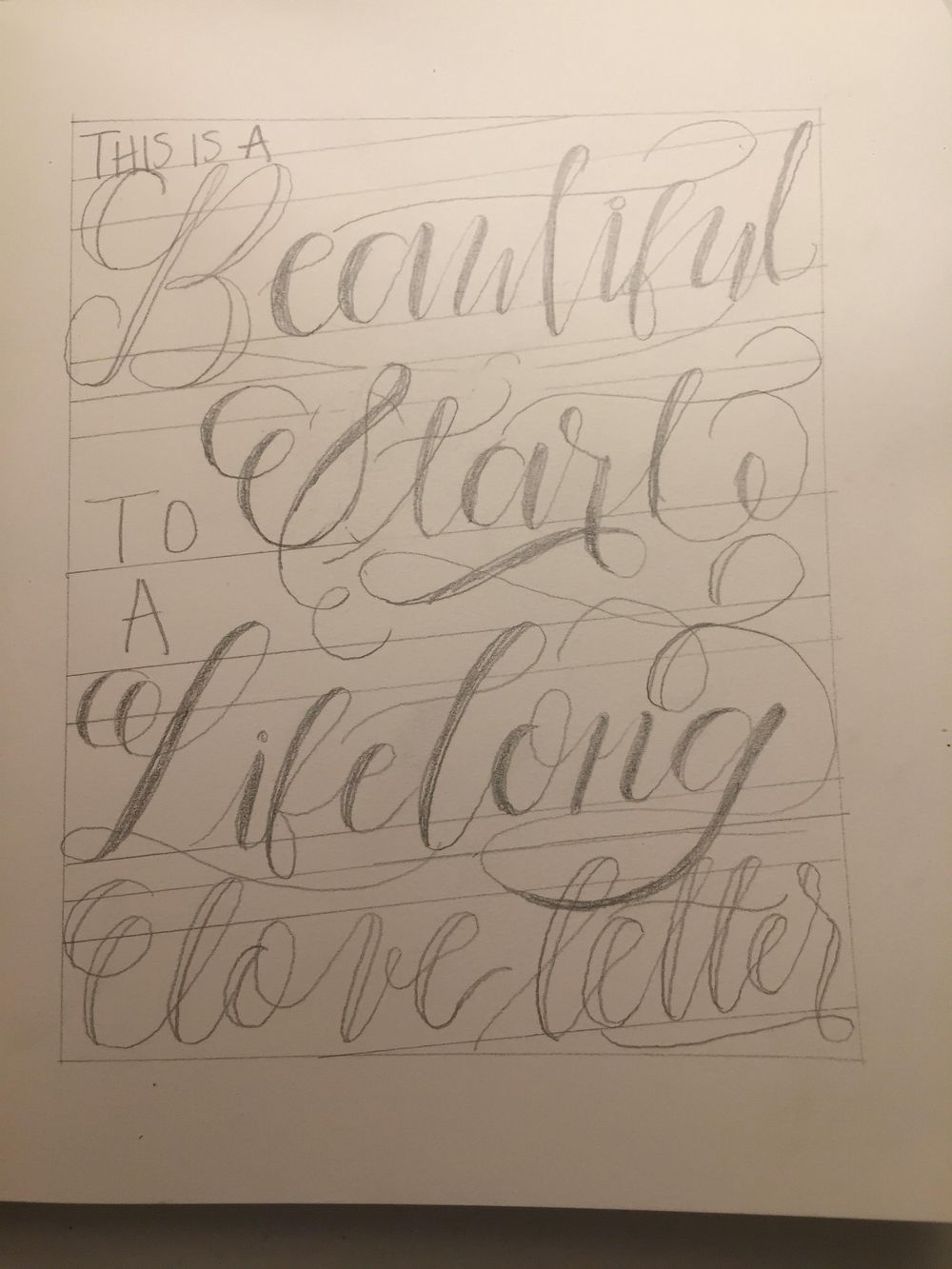 This is a beautiful start to a lifelong love letter - image 3 - student project