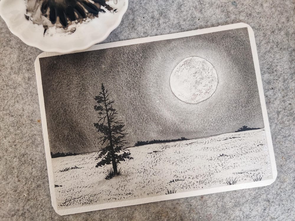 Monochrome Paintings with Umashree - image 10 - student project