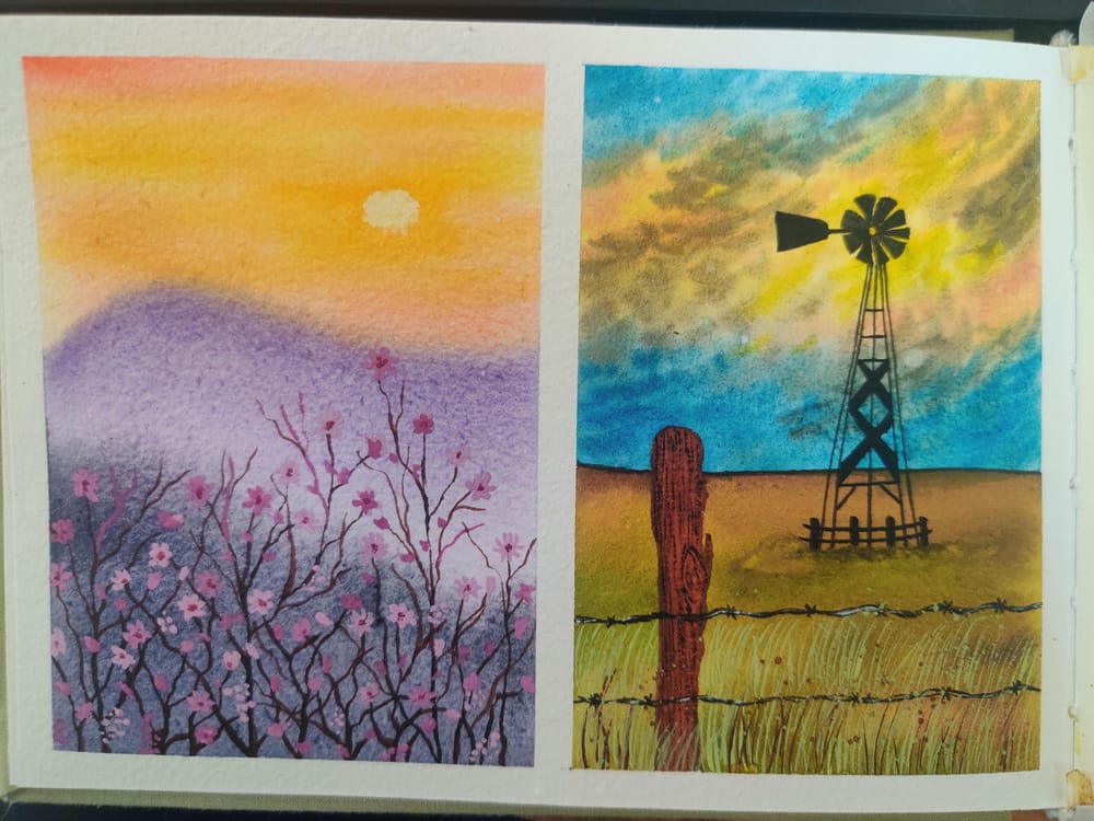 30 Days Watercolor Nature Landscapes with Umashree - image 7 - student project