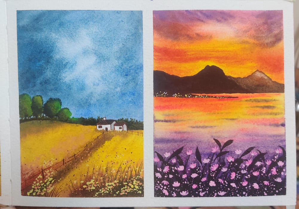 30 Days Watercolor Nature Landscapes with Umashree - image 5 - student project