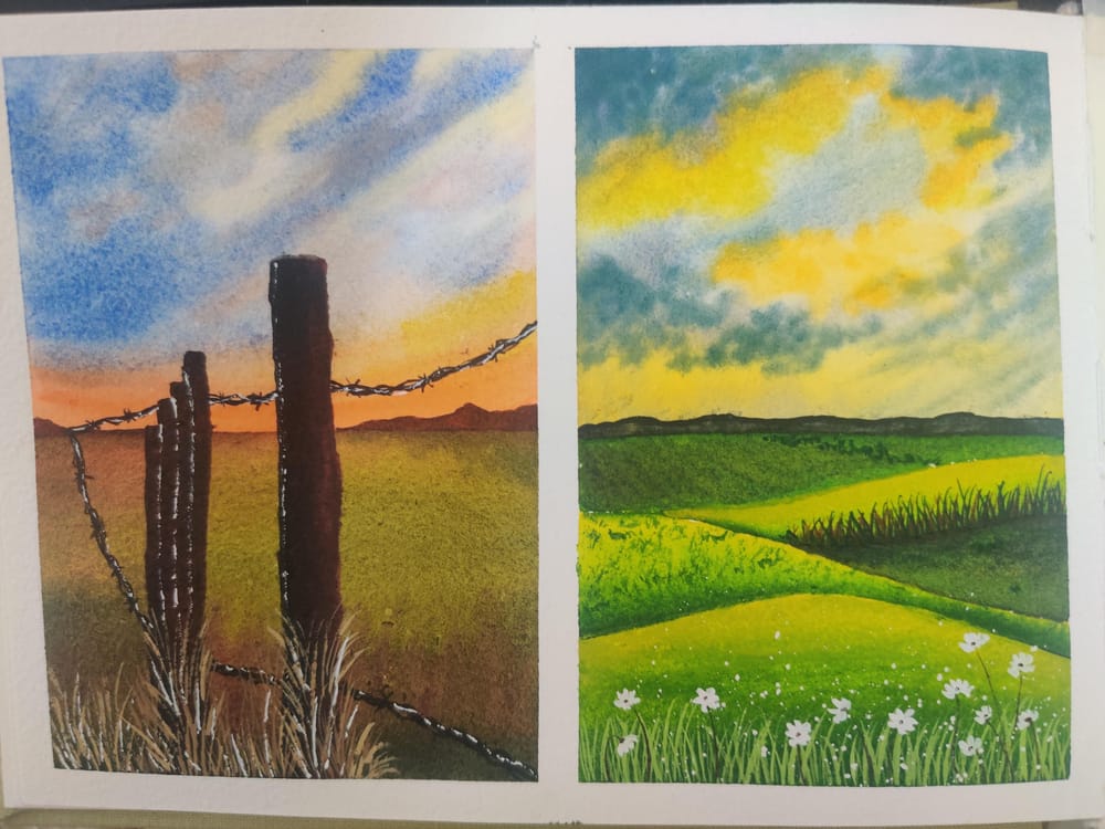 30 Days Watercolor Nature Landscapes with Umashree - image 15 - student project