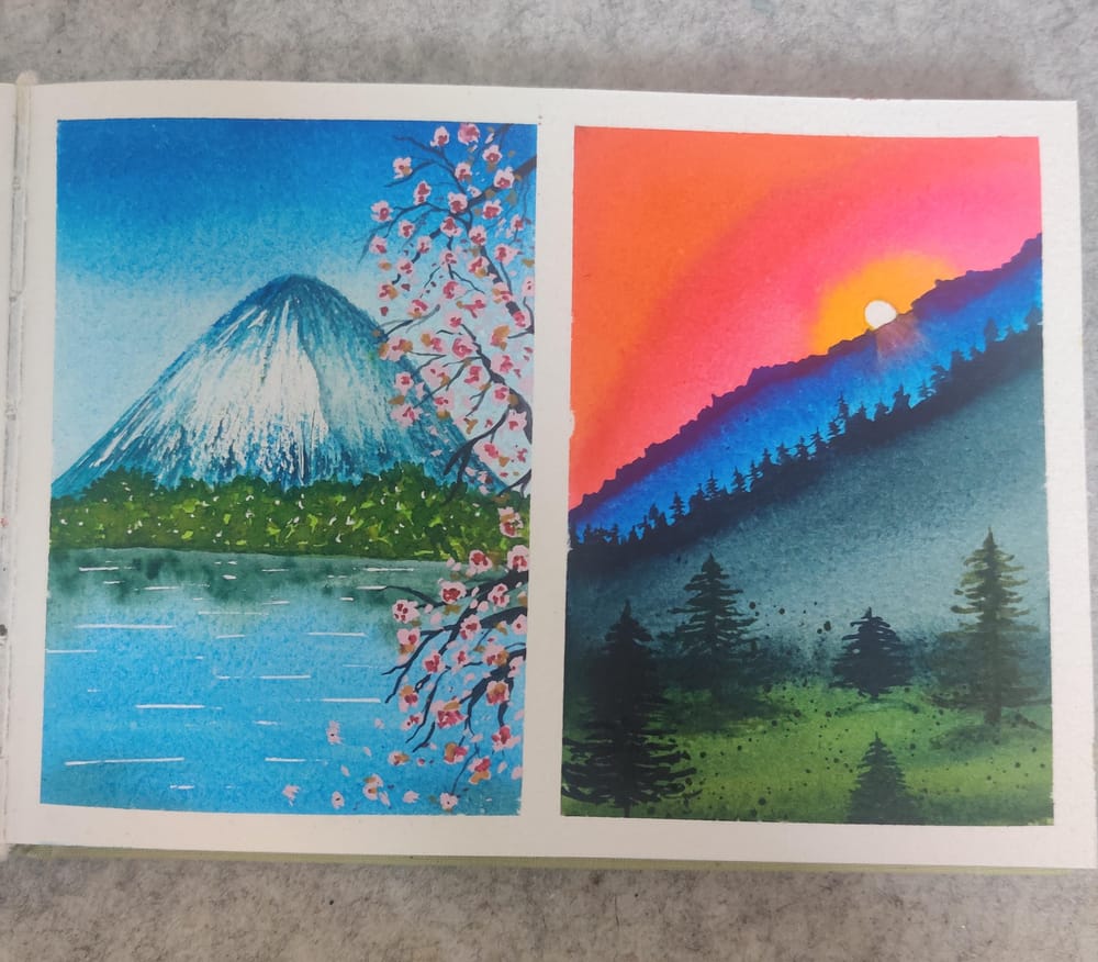 30 Days Watercolor Nature Landscapes with Umashree - image 16 - student project