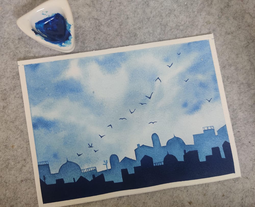 Monochrome Paintings with Umashree - image 8 - student project