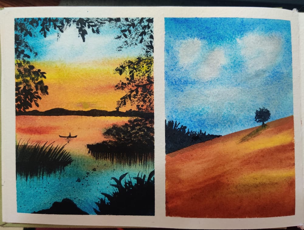30 Days Watercolor Nature Landscapes with Umashree - image 8 - student project