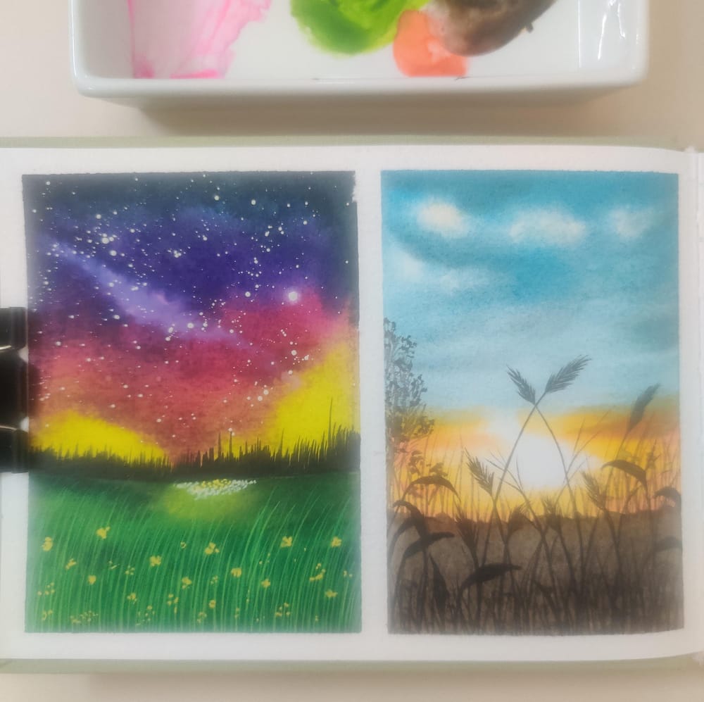30 Days Watercolor Nature Landscapes with Umashree - image 3 - student project