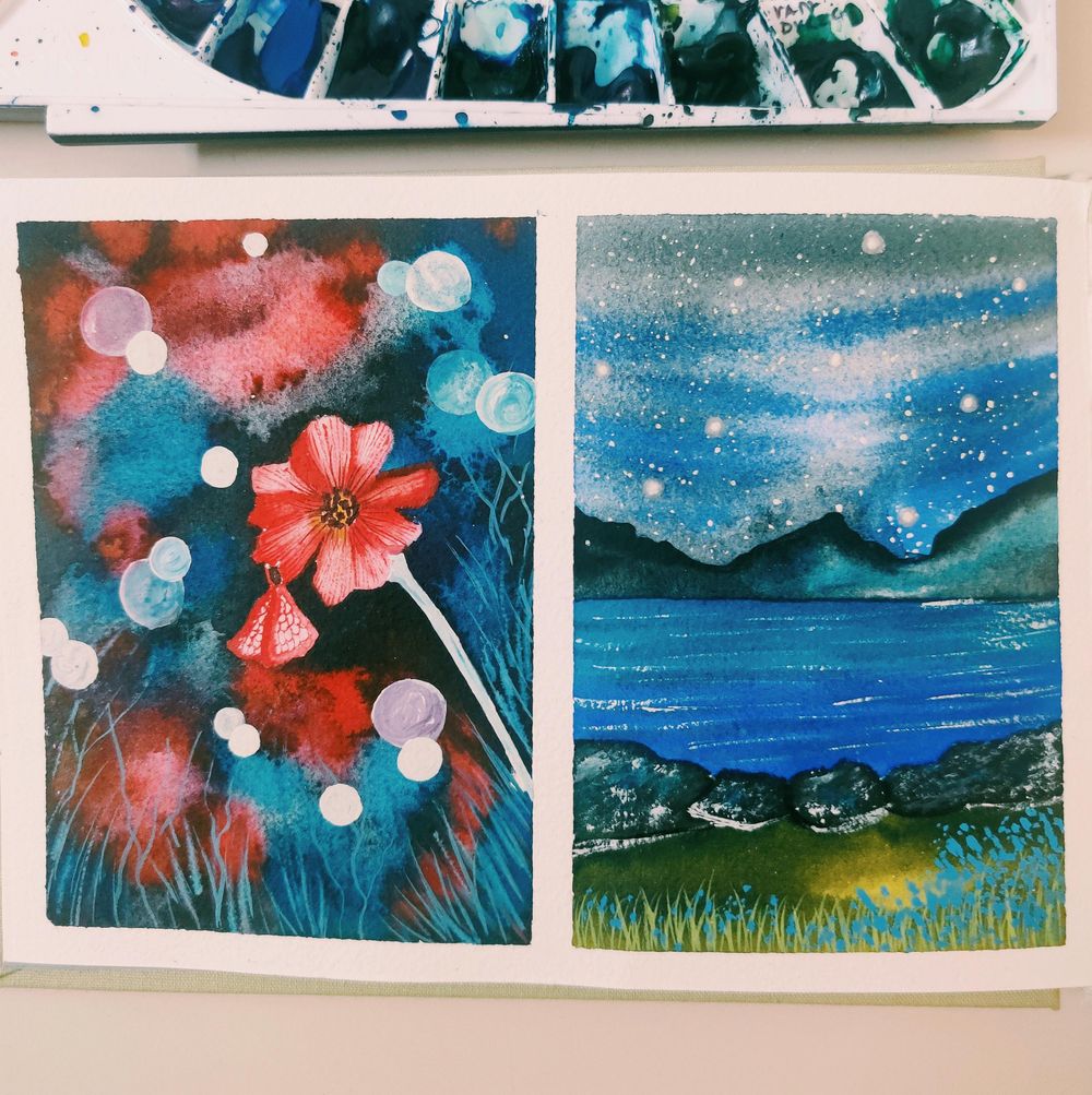 30 Days Watercolor Nature Landscapes with Umashree - image 11 - student project