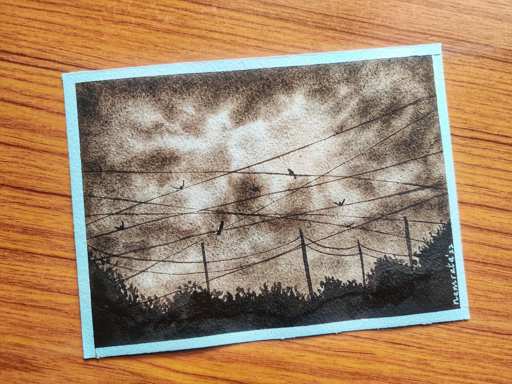Monochrome Paintings with Umashree - image 4 - student project