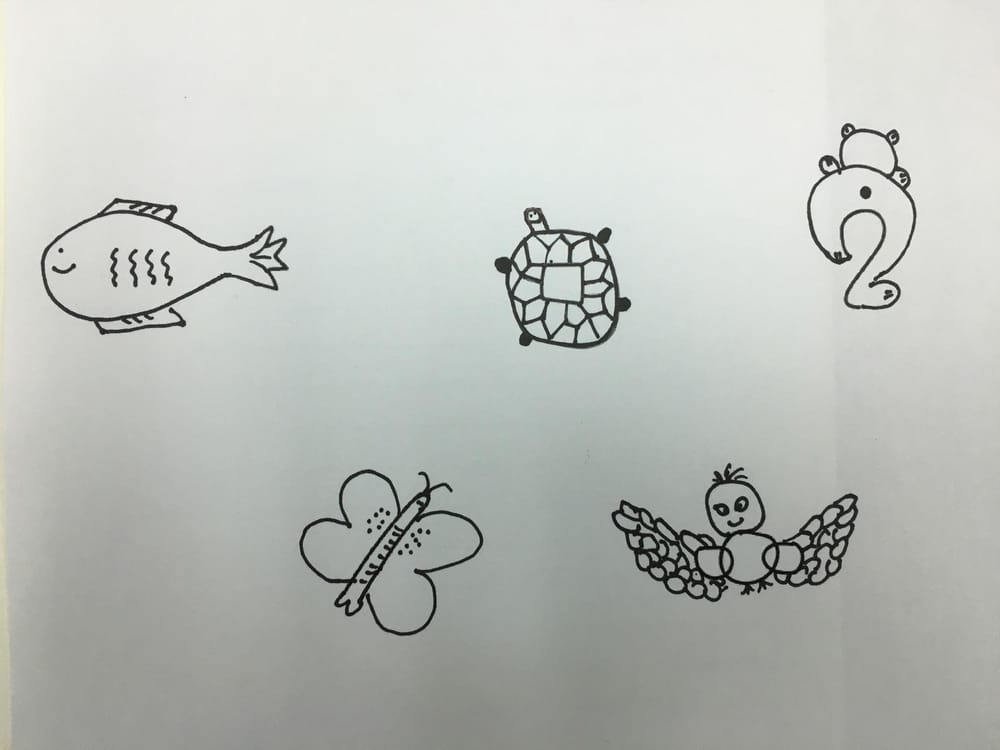 Art of doodle - shape n animal project - image 1 - student project