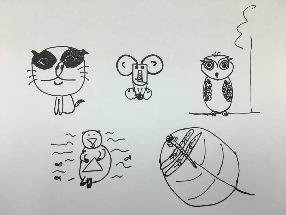 Art of doodle - shape n animal project - image 2 - student project
