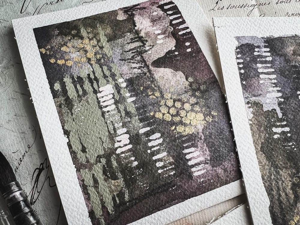 Explore the Beauty of Mixed Media: Abstract & Landscape Painting - image 2 - student project