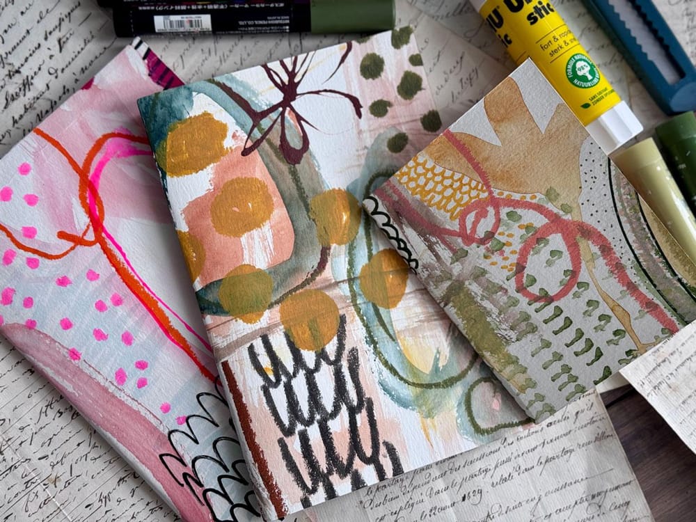 One-Paper Wonders: Painting and Folding a Unique Art Book - image 2 - student project