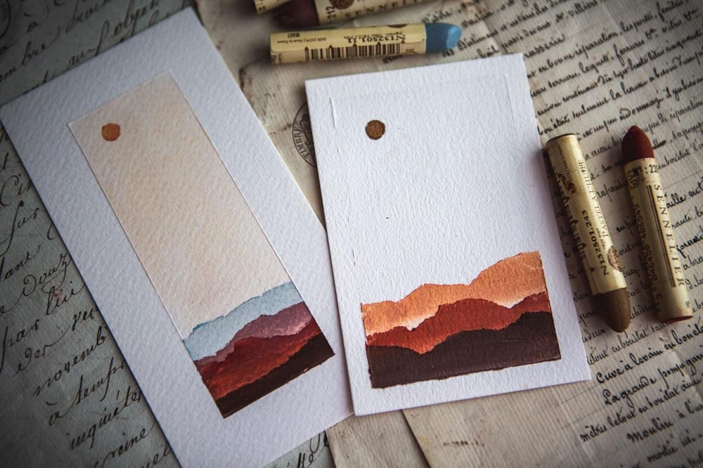 Simple Landscapes: Create Simple Dynamic Landscapes with Oil Pastels - image 1 - student project