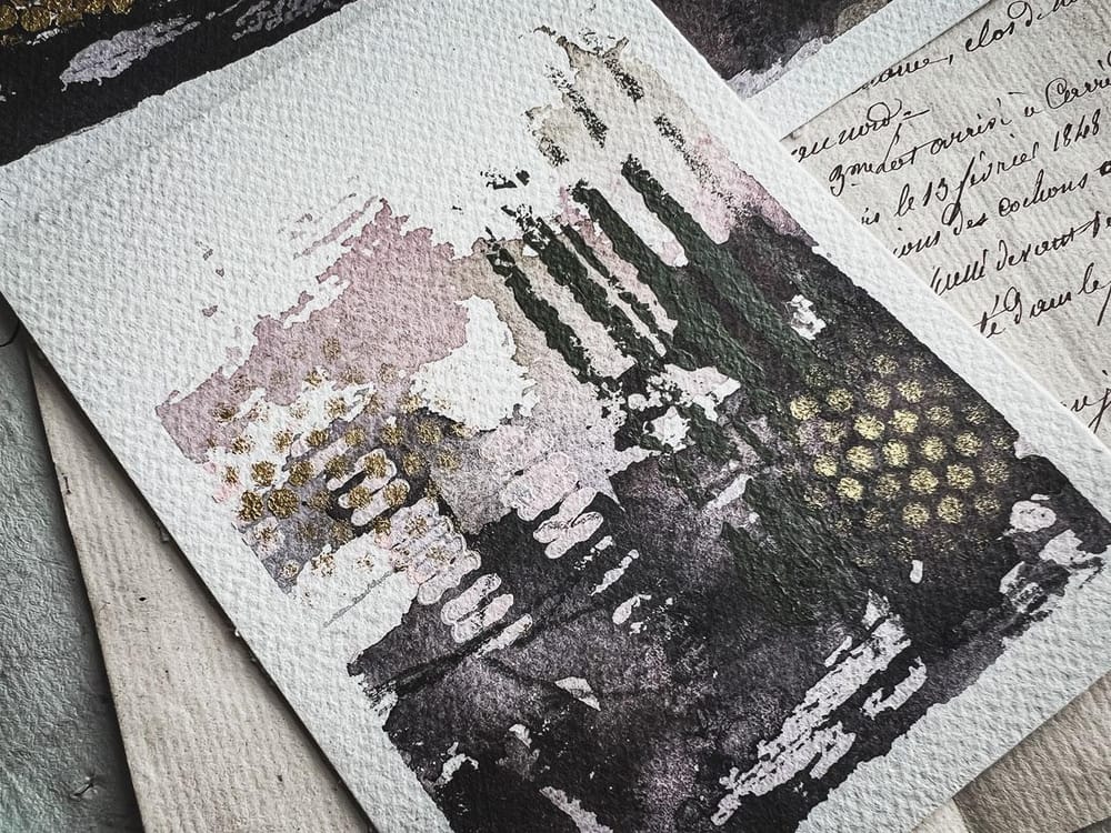 Explore the Beauty of Mixed Media: Abstract & Landscape Painting - image 1 - student project