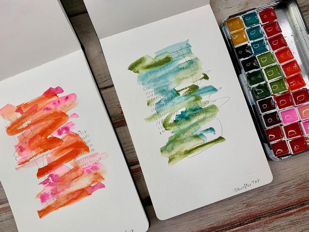 Making your own watercolor paint - image 2 - student project