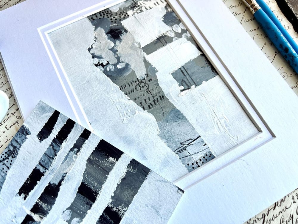 Mosaic Mix-Up: An Abstract Mixed Media Class - image 2 - student project