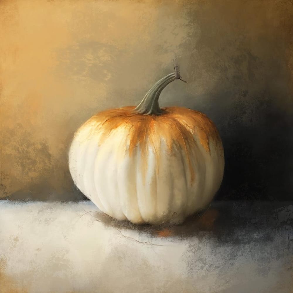 Painted Orange Pumpkin - image 1 - student project